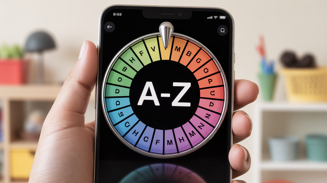 Ruleta en línea del Alfabeto (A-Z)