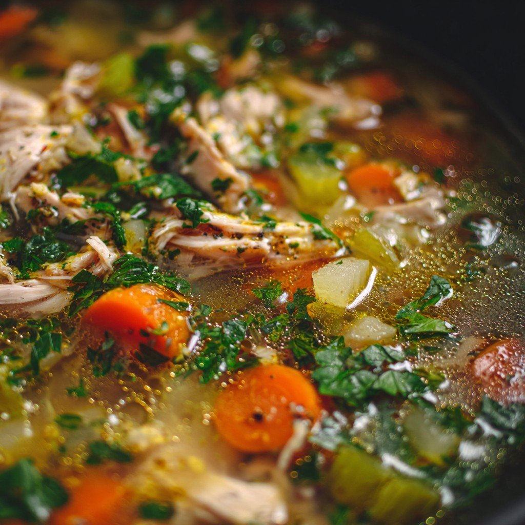 Soupe de Poulet aux Légumes | Cuisine Délice
